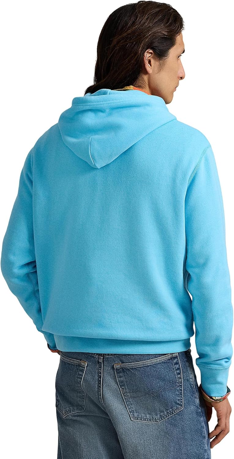 POLO RALPH LAUREN мужская флисовая толстовка с длинным рукавом RL, Neptune — фото 2