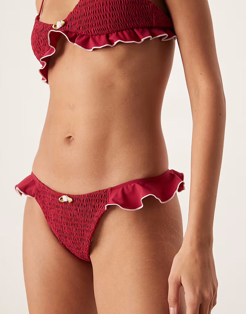 

Плавки бикини Wild Lovers Cherry Blossom красного цвета