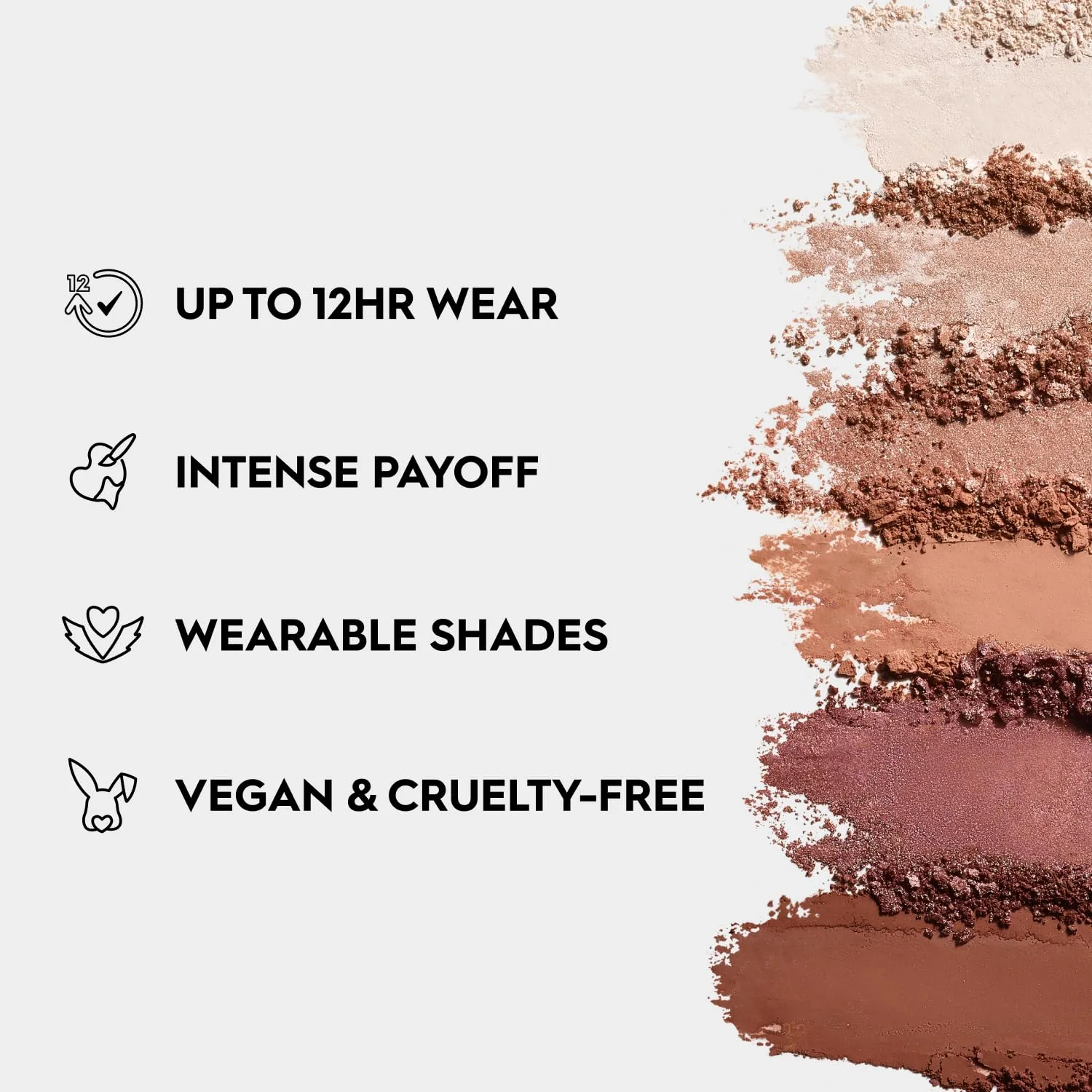 Набор мини-палеток теней для век Urban Decay Naked - дорожный размер, 6 оттенков - нейтральные розовые и коричневые тона - мини-набор Naked Half-Baked + Sin Bundle Kit — фото 2
