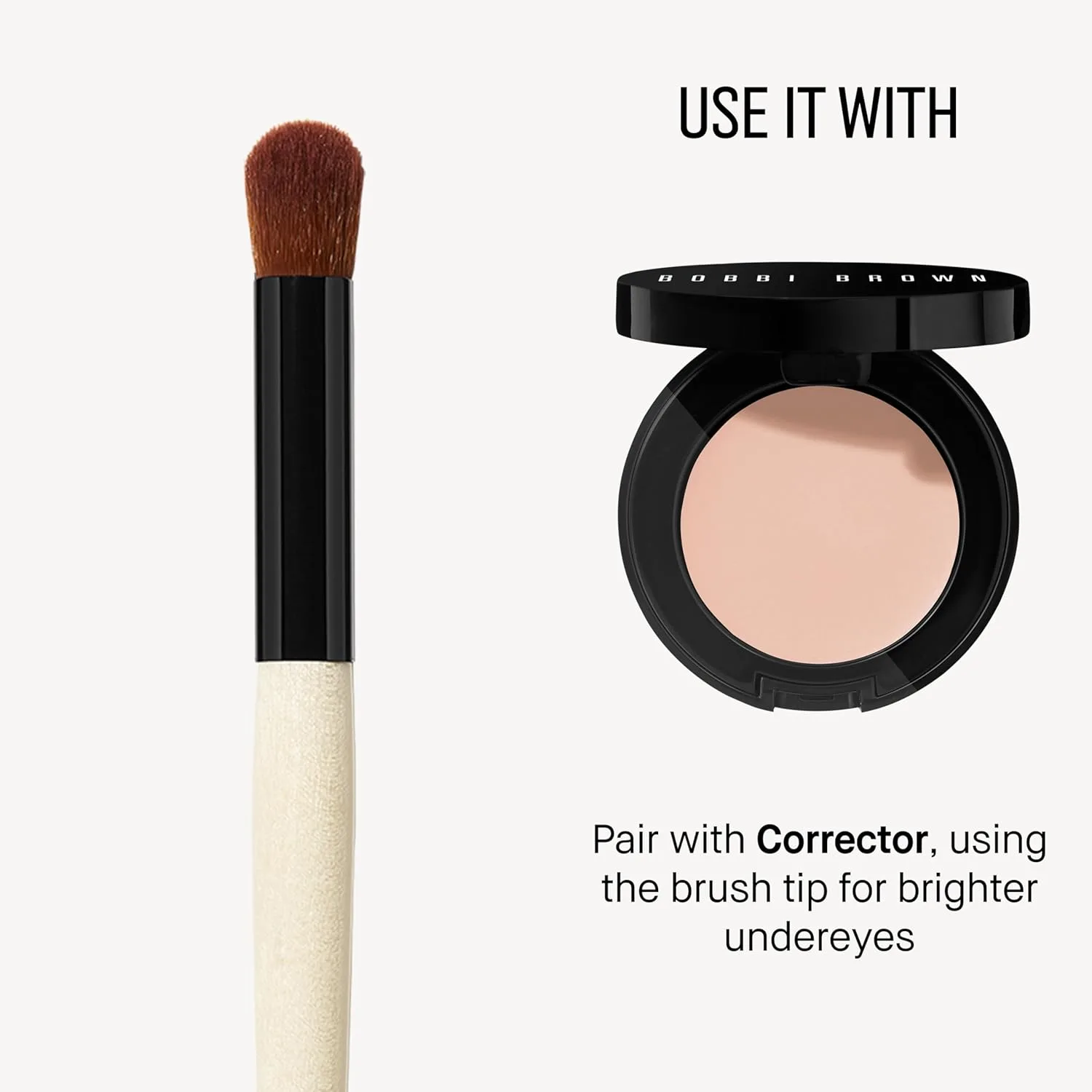 Кисть для тонального крема и консилера Bobbi Brown | Кисти для плотного покрытия и коррекции макияжа, маскировки недостатков, темных кругов под глазами и безупречного растушевывания., Multicolor — фото 4