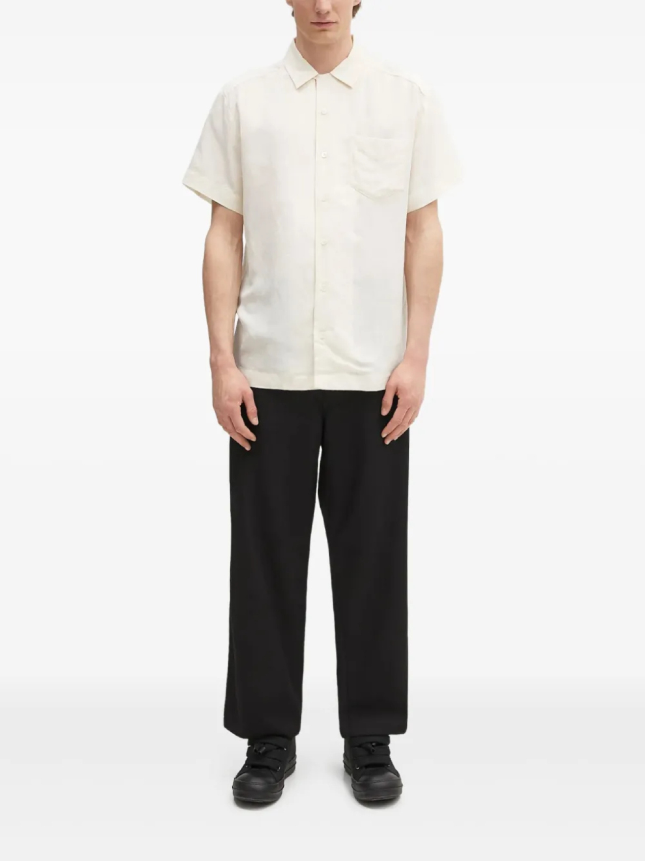 

Рубашка с короткими рукавами и карманом APC Roy A.P.C., нейтральный