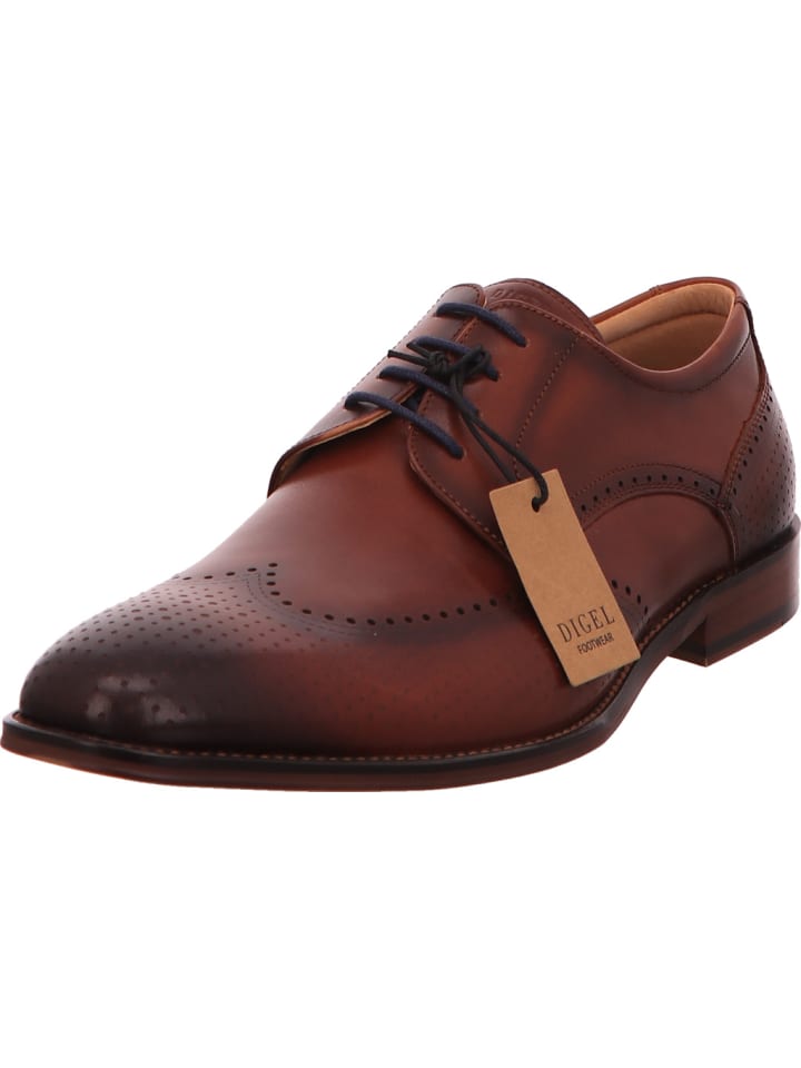 

DIGEL Туфли на шнуровке коричневого цвета