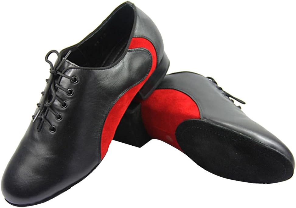 

Мужские классические танцевальные туфли для бальных танцев Modern Classic Tango с закрытым носком Shutup.Dance, красный