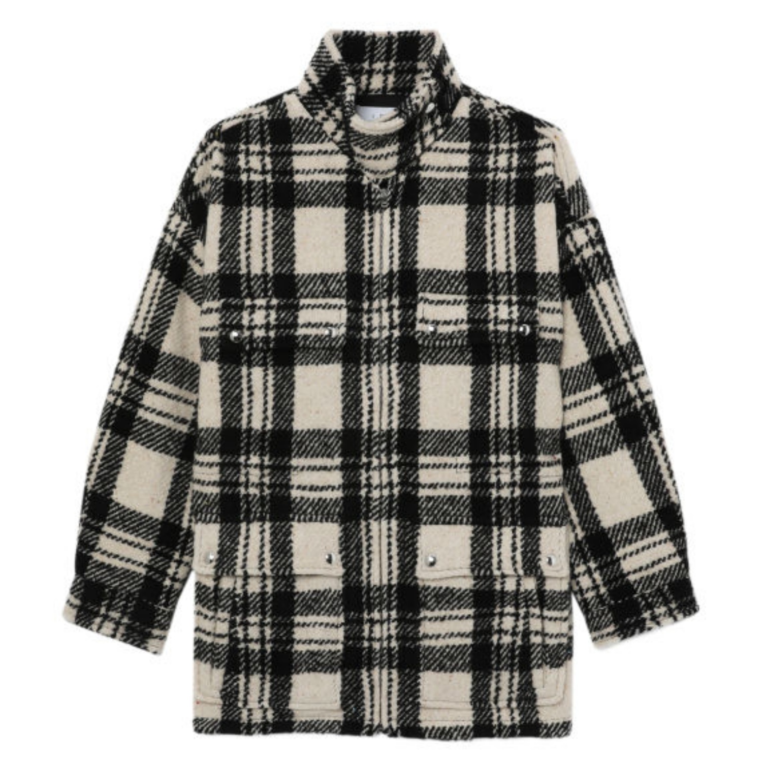 

IRO NIGHT Ирландское клетчатое пальто, Brown
