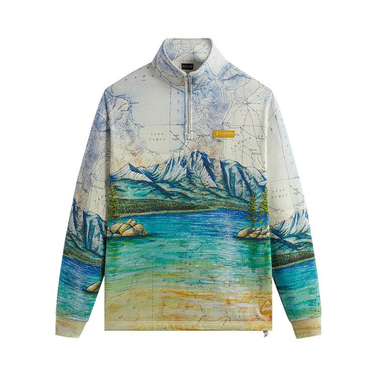 

Толстовка Kith For Columbia Lake Tahoe Quarter Zip, Chalk