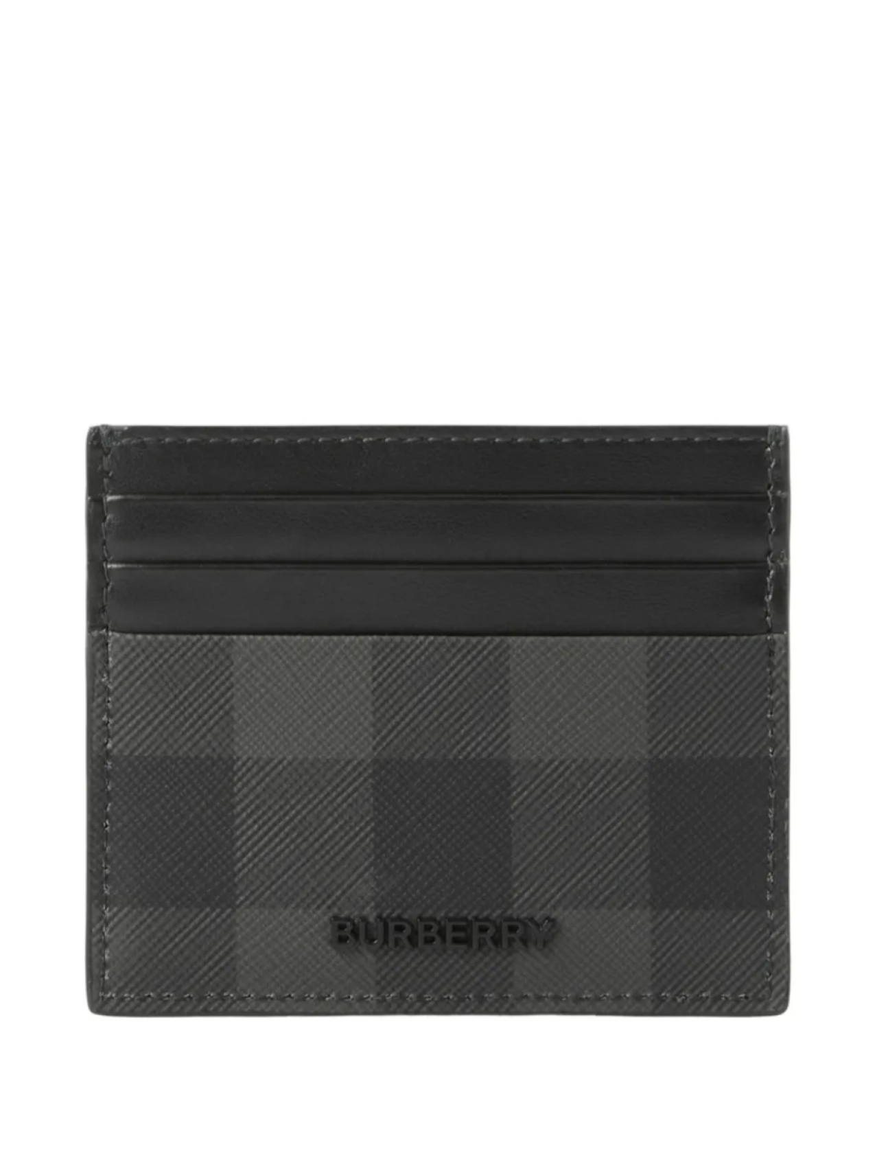 

Визитница с принтом в виде чека Burberry, серый