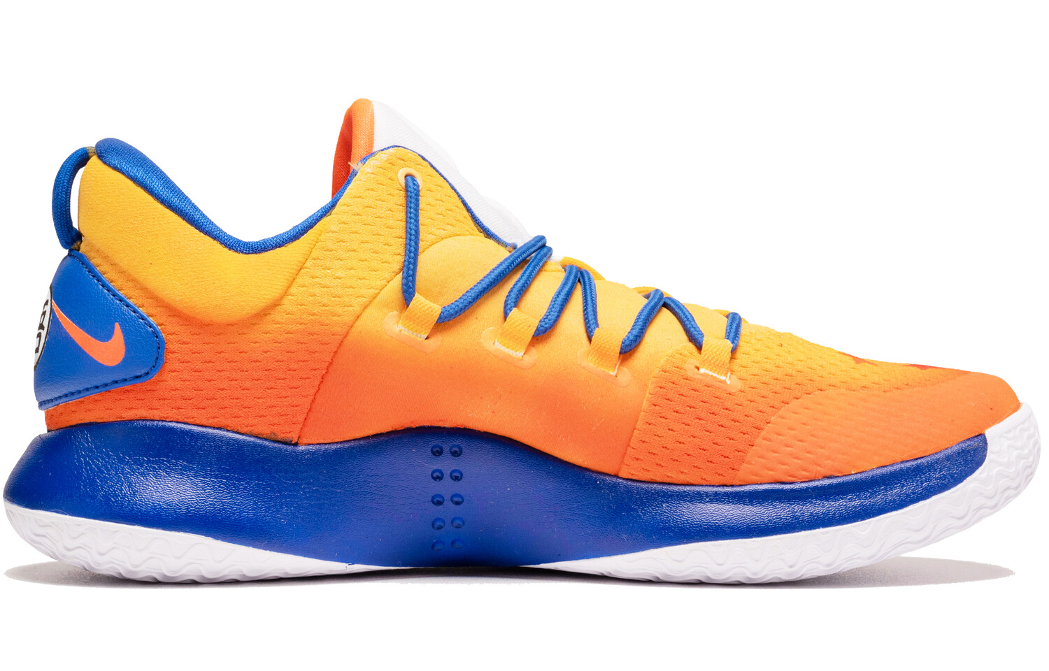 

Баскетбольные кроссовки Hyperdunk X мужские с низким верхом светло-голубые/желтые Nike