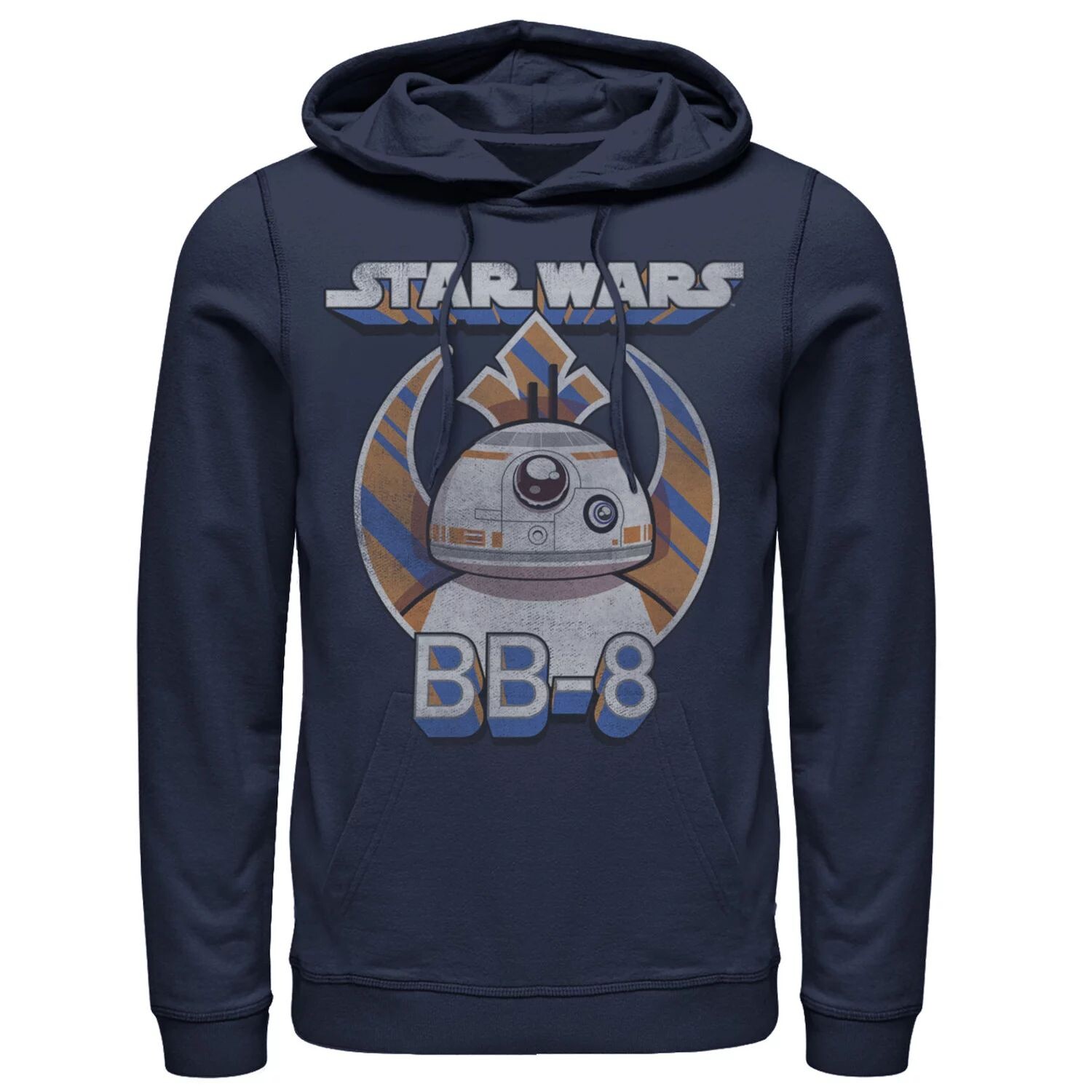 

Мужская толстовка в полоску с логотипом Star Wars BB-8 Rebel