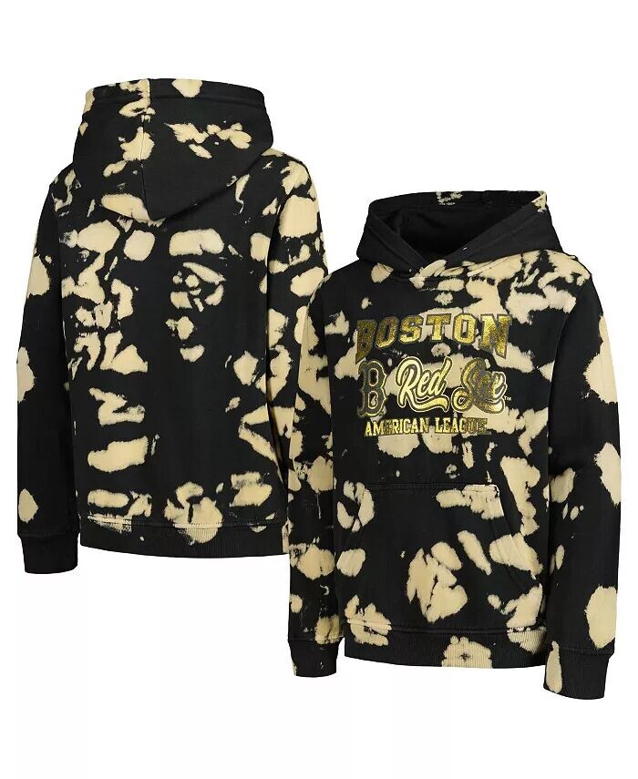 

Толстовка с капюшоном Big Boys Black Distressed Boston Red Sox Heart of Gold Outerstuff