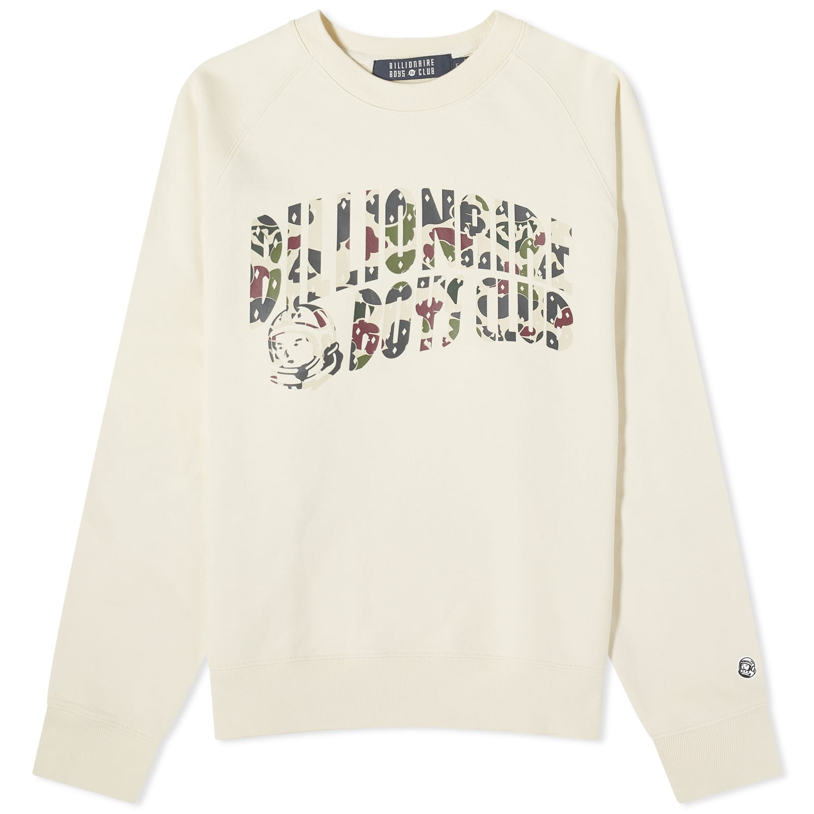 

Свитшот Billionaire Boys Club Duck Camo Arch Logo, цвет Cream