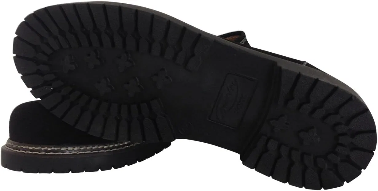 By Johanna Мужские традиционные туфли на шнуровке | Туфли Oat Shoes с боковой шнуровкой, ручной работы, темно-коричневые, из натуральной кожи, с прошитым каркасом и декоративным значком в виде оленя — фото 4