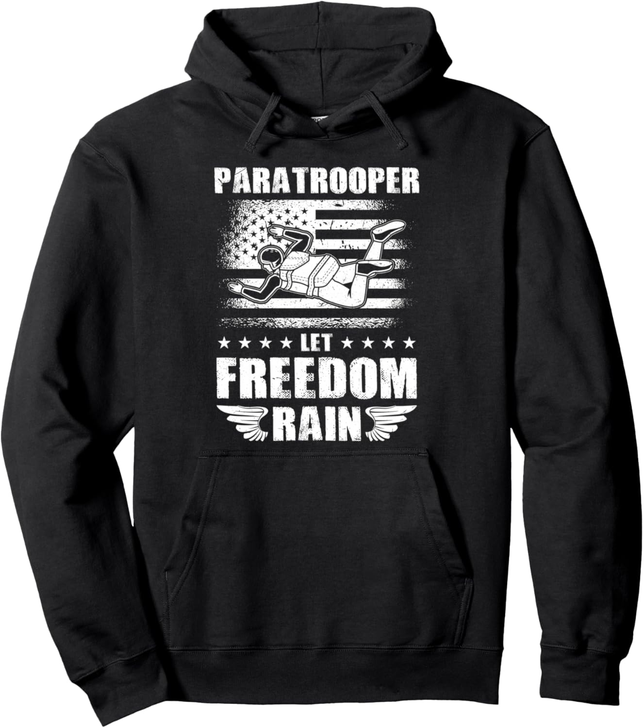 

Худи для парашютистов, занимающихся военным парашютным спортом Paratrooper Gifts, черный