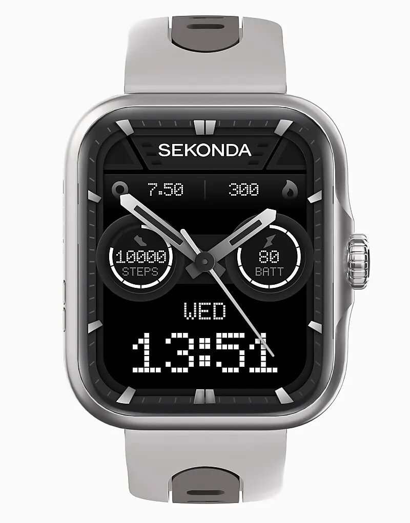 

Sekonda Sekonda motion pro 39 мм Прямоугольные серебристые часы серого цвета