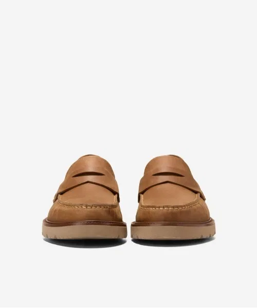 Мужские кожаные лоферы COLE HAAN American Classics жёлтые — фото 3