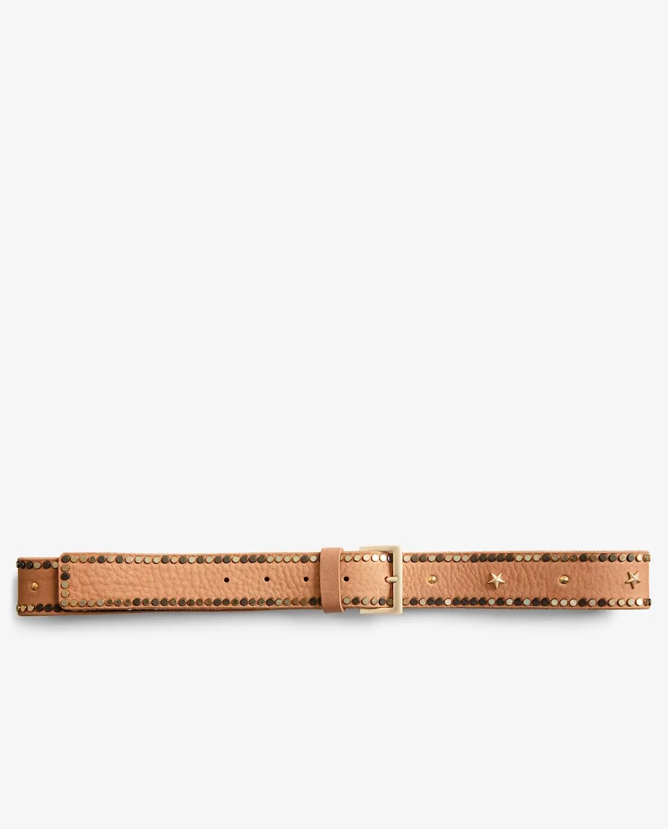 

Ремень Starlight из верблюжьей кожи Zadig & Voltaire, цвет Camel