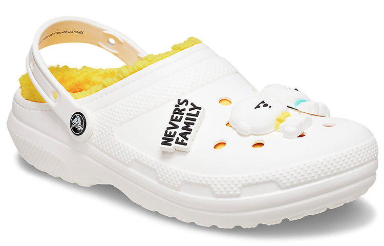 Шлепанцы Crocs NEVERXCrocs Classic Cozy Stay Warm Crocs Sports Slippers Unisex Multi-Color, разноцветный — фото 4