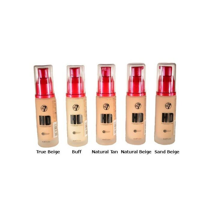 

Тональная основа Hd Foundation Base de Maquillaje W7, Natural Beige
