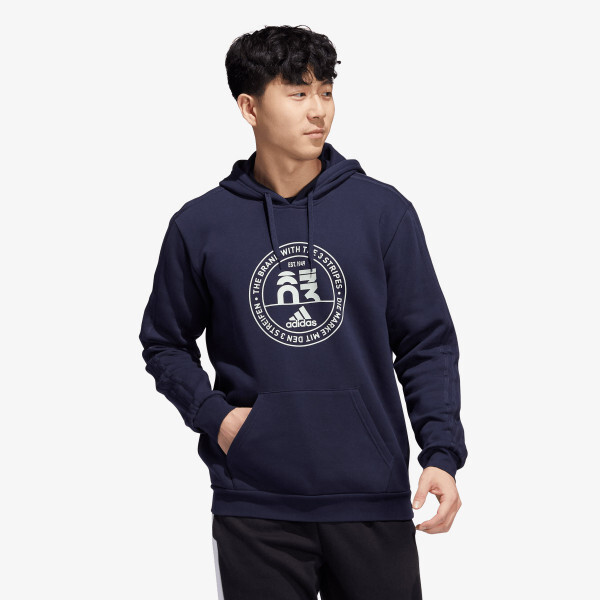 

Толстовка Basics с эмблемой Adidas, черный