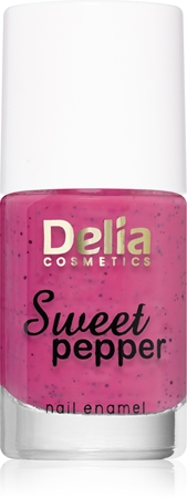 

Лак для ногтей Delia Cosmetics Sweet Pepper Black Particles, 08 Berry 11 ml
