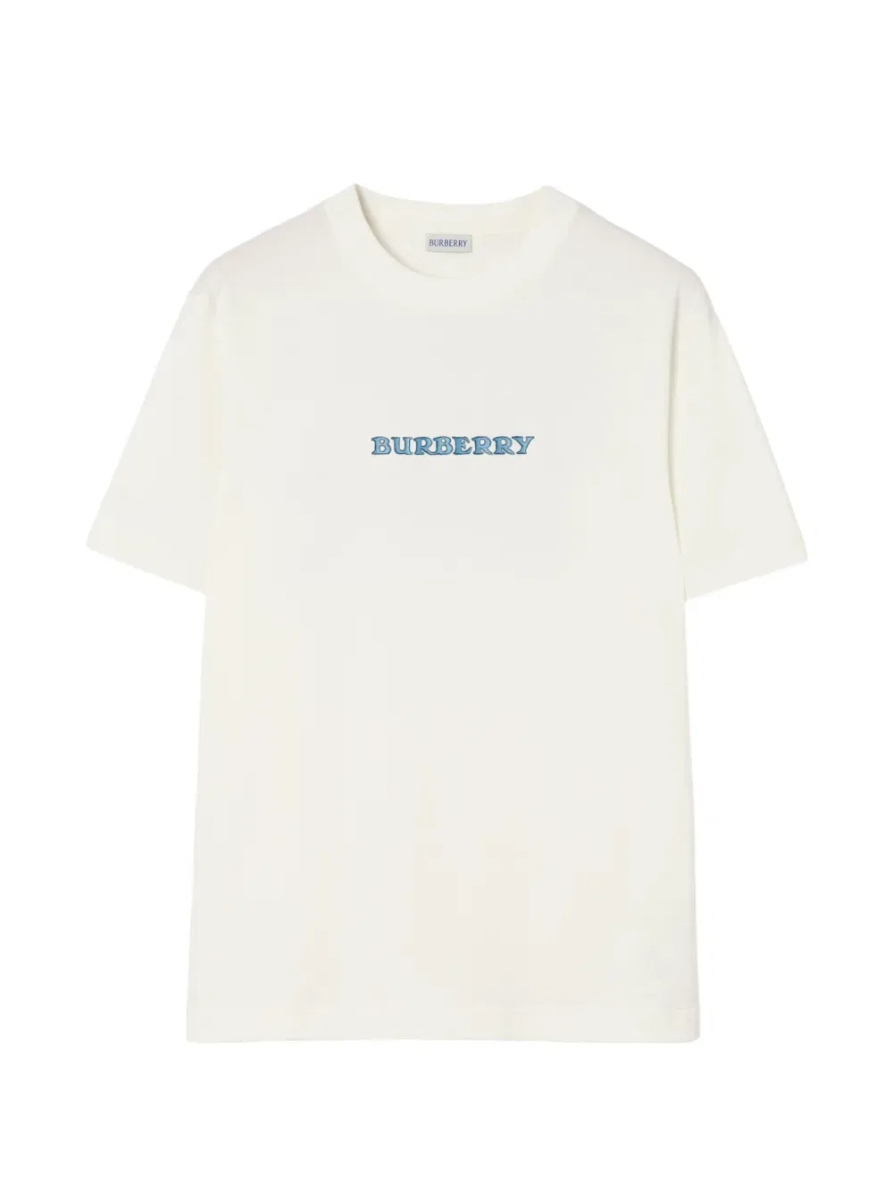 Футболка Burberry Heritage с логотипом, свободный крой, нейтральный