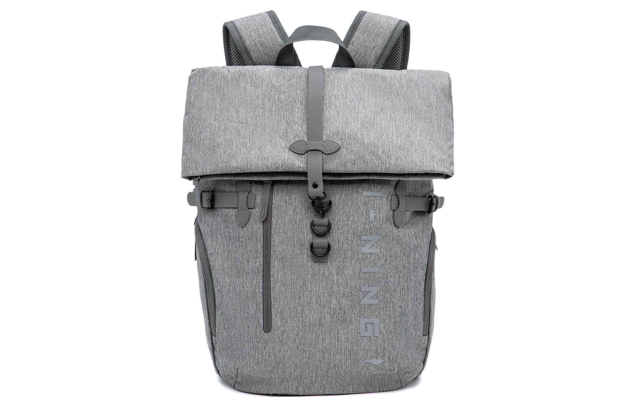 

LINING Спортивный рюкзак из полиэстера унисекс ультра серый, Ultimate Gray
