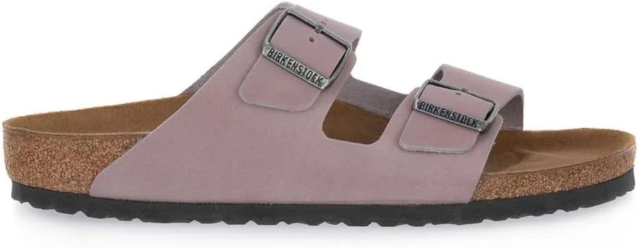 Birkenstock Arizona - Винтажные кожаные сандалии, серый — фото 2