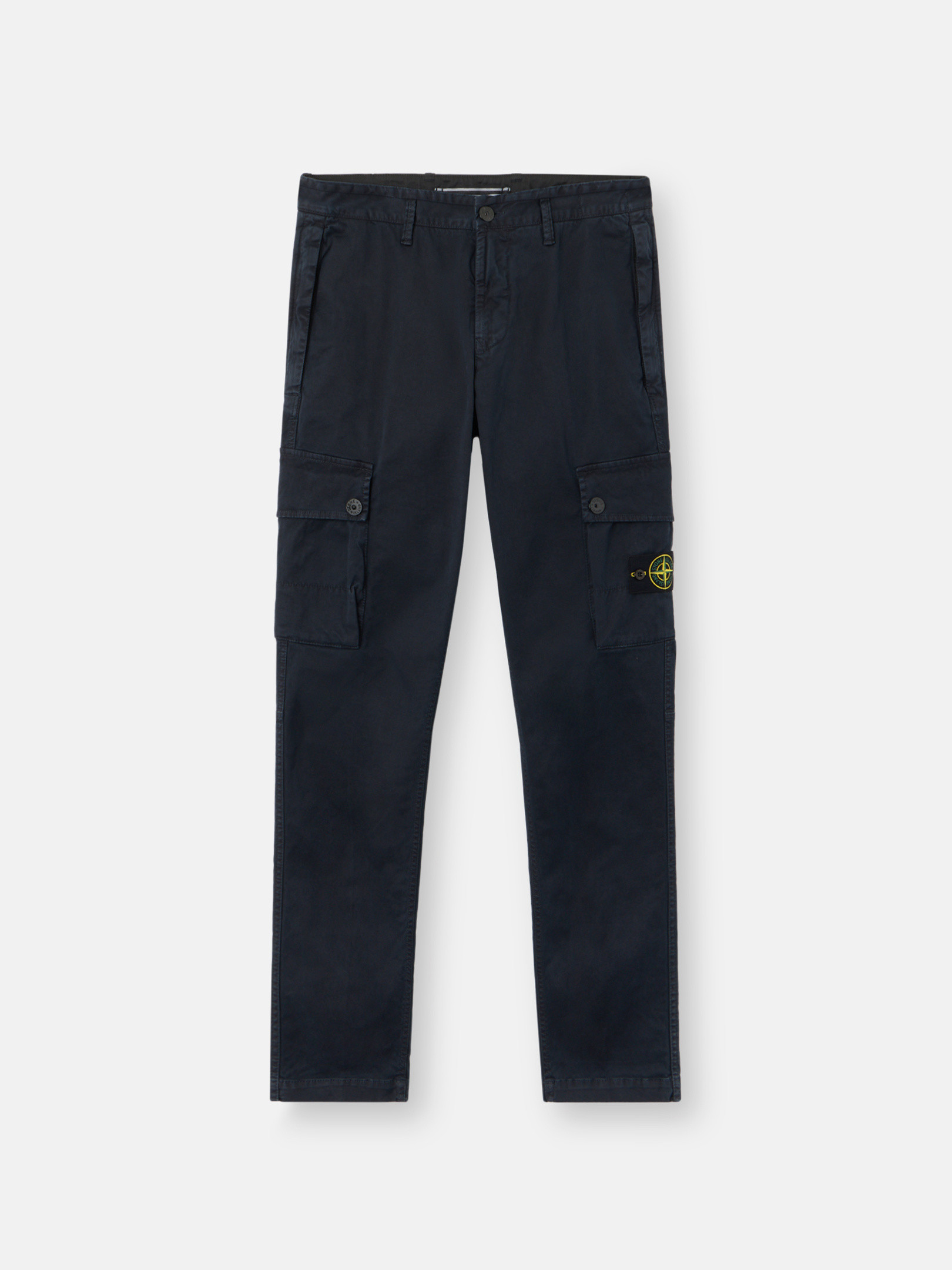 

Узкие брюки-карго с карманами на молнии Stone Island 3100034 STRETCH ORGANIC BROKEN TWILL COTTON 'OLD' EFFECT, синий