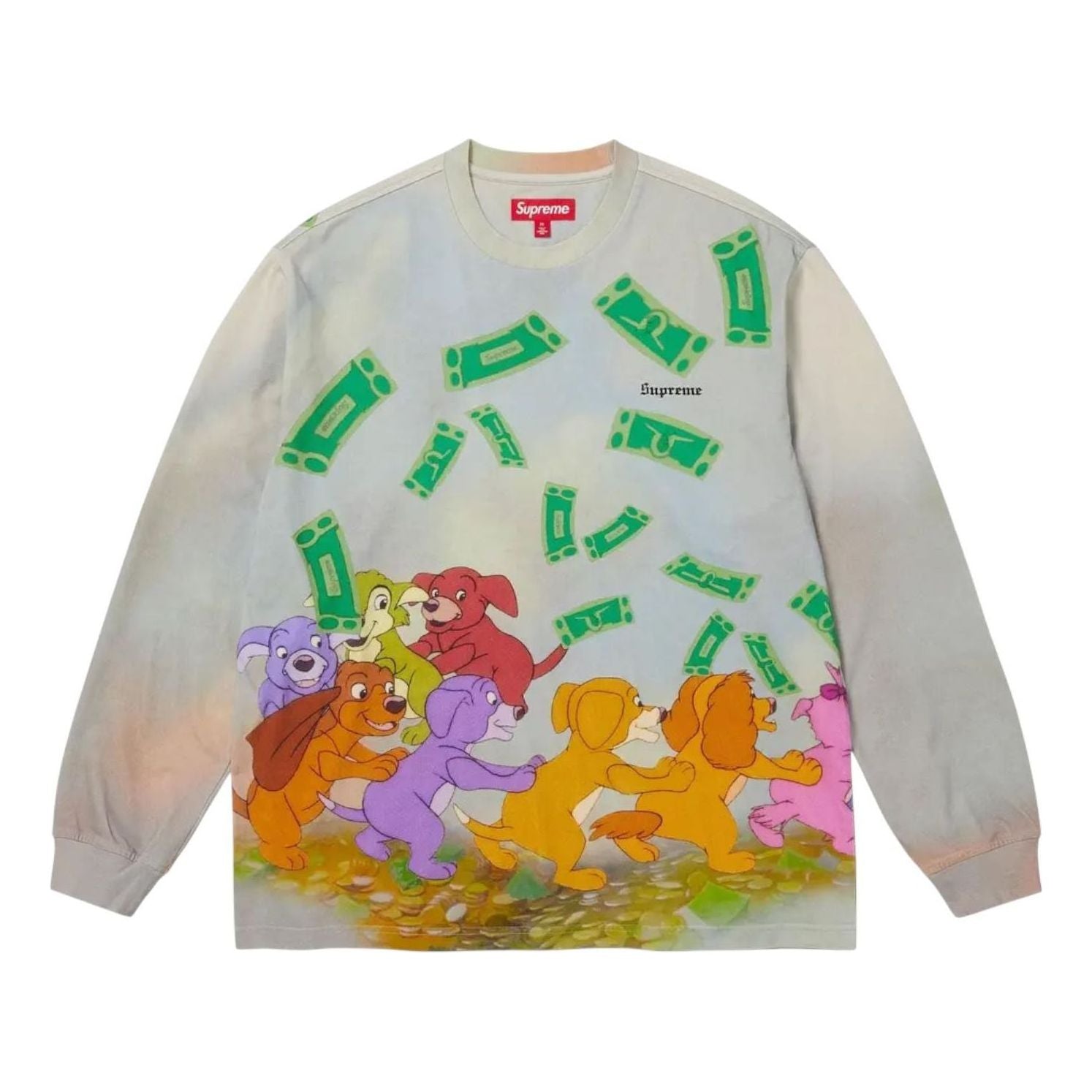 Футболка с длинными рукавами Supreme All Dogs Go To Heaven 'Day'