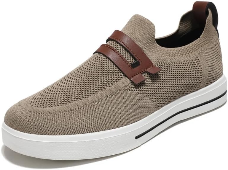 

Мужские повседневные туфли с верхом из дышащей сетки и мягкой подошвой. Спортивная обувь для мужчин, которую можно носить каждый день. Модные спортивные кеды Hoalox, хаки