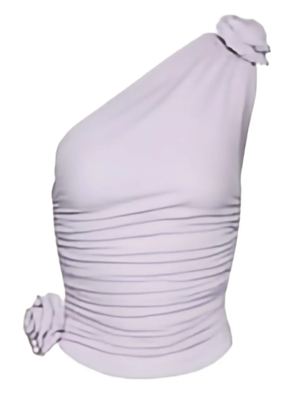 

Декорированный топ на одно плечо Magda Butrym, фиолетовый