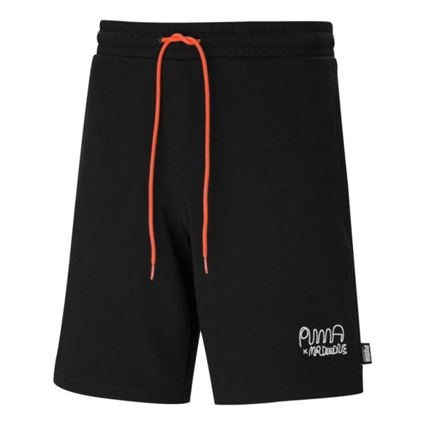 

Шорты PUMA x MR DOODLE Crossover Funny Graffiti Sports Shorts Black 530654-01