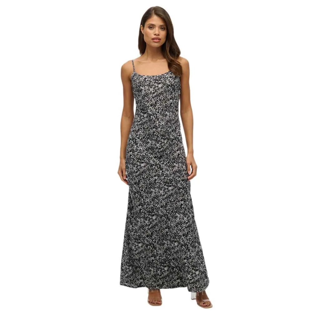 

Платье Superdry Bias Cut Maxi Slip long, серый