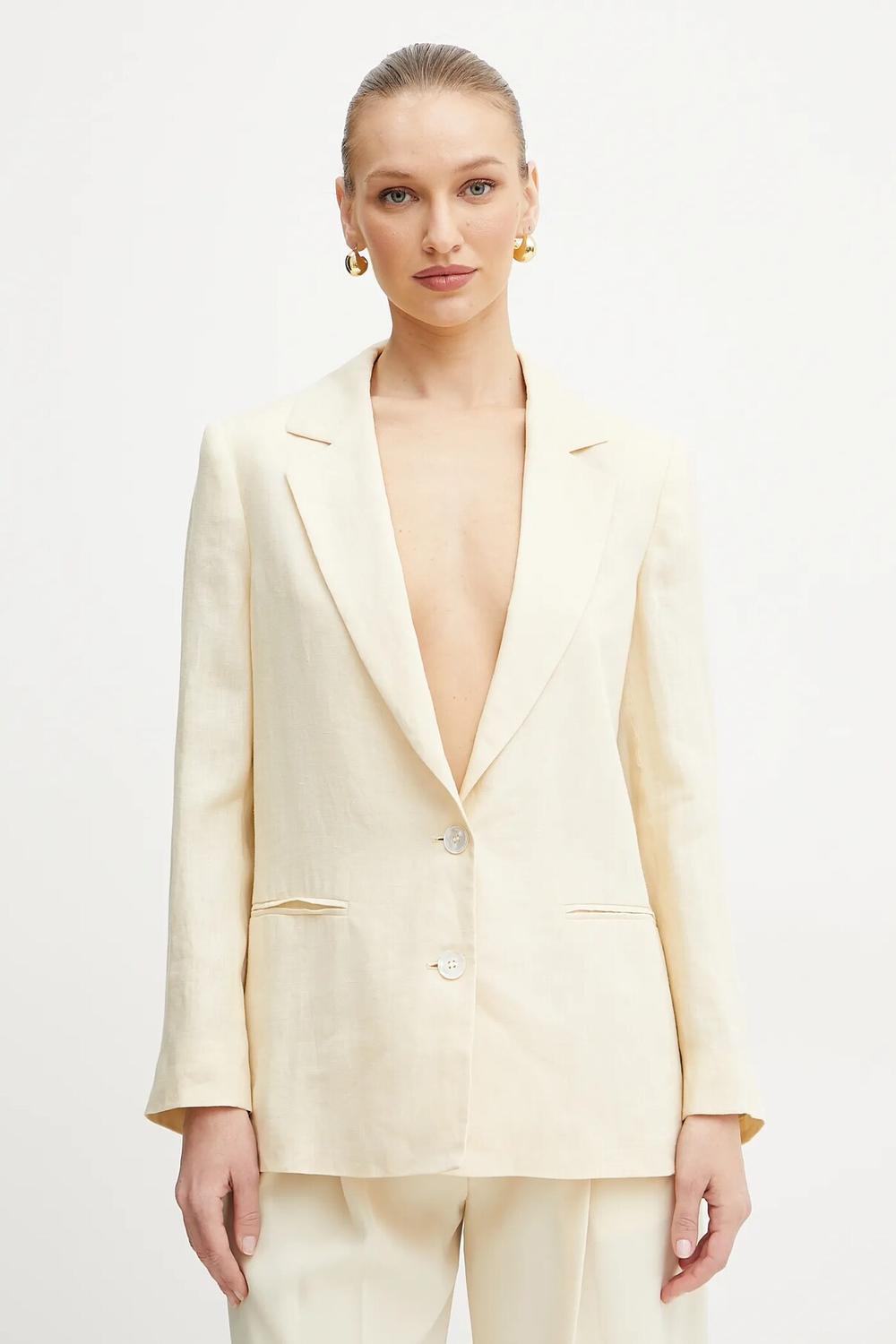 

Льняная куртка DALLAS Marella, бежевый