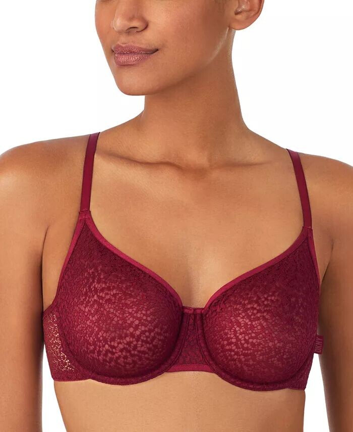 

Прозрачный кружевной бюстгальтер Modern DK4019 DKNY, красный