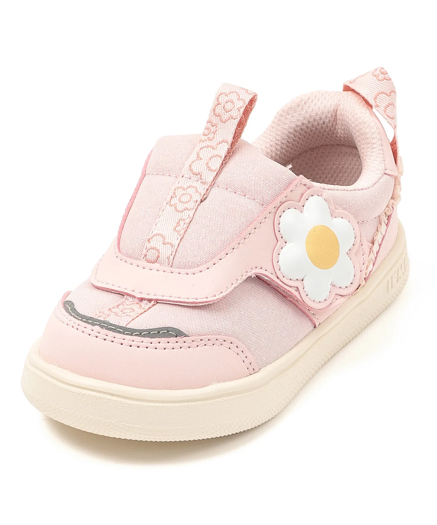 Детские кроссовки IFME CALIN Daisy с цветочным принтом розовые — фото 3