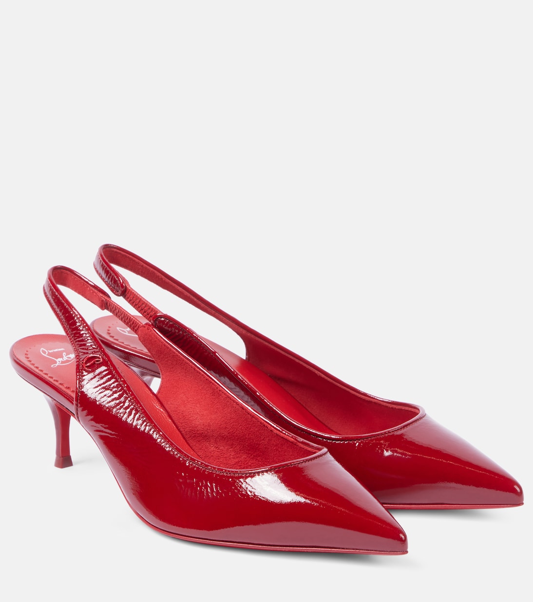 Спортивные туфли-лодочки Sporty Kate Sling 55 на ремешке Christian Louboutin, Loubi/Lin Loubi