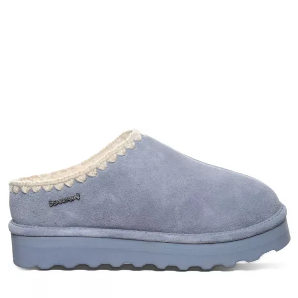 Вязаные крючком женские тапочки Martis Bearpaw, цвет blue fin — фото 2