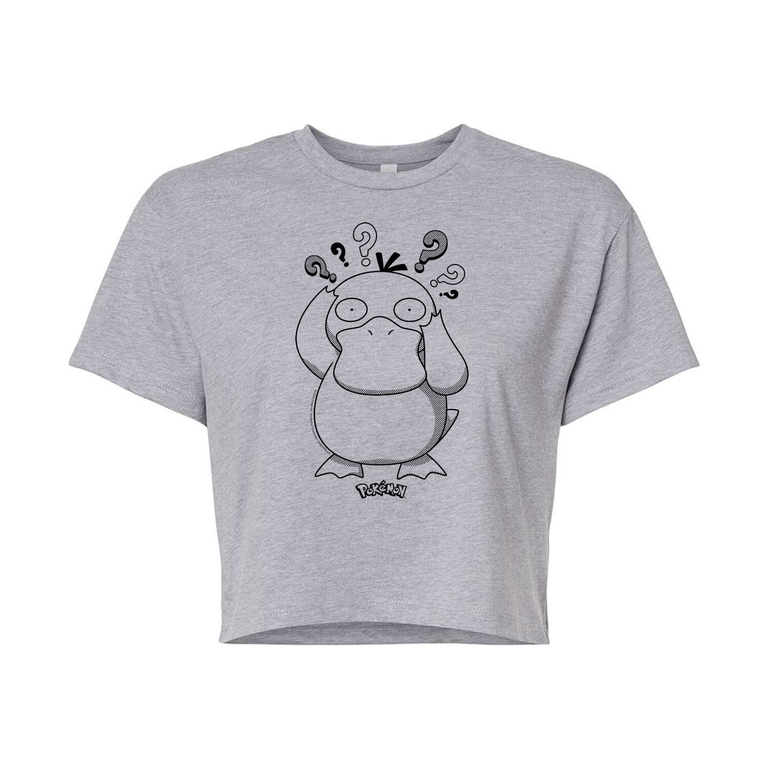 

Укороченная футболка с рисунком Pokémon Psyduck для юниоров Licensed Character