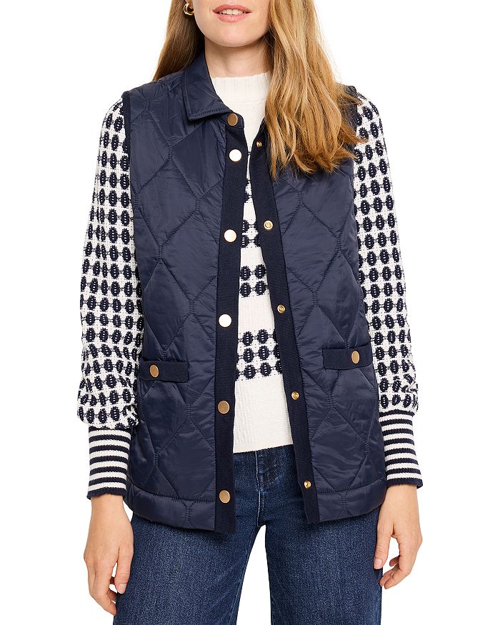 

Стеганый пуховик NIC+ZOE, синий