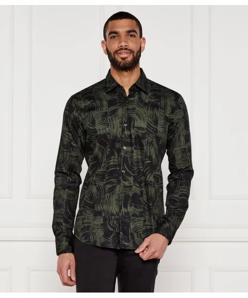 

Рубашка Hermo Slim fit Hugo, зеленый
