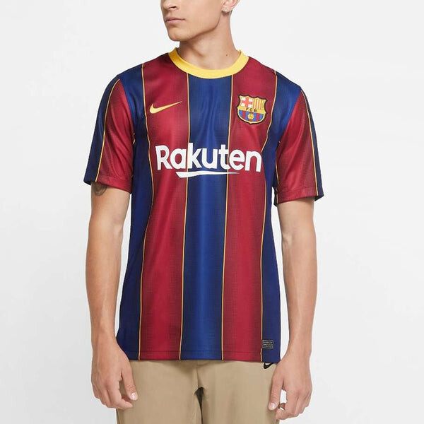 Футболка fc barcelona 20 21 домашняя майка Nike, синий — фото 4