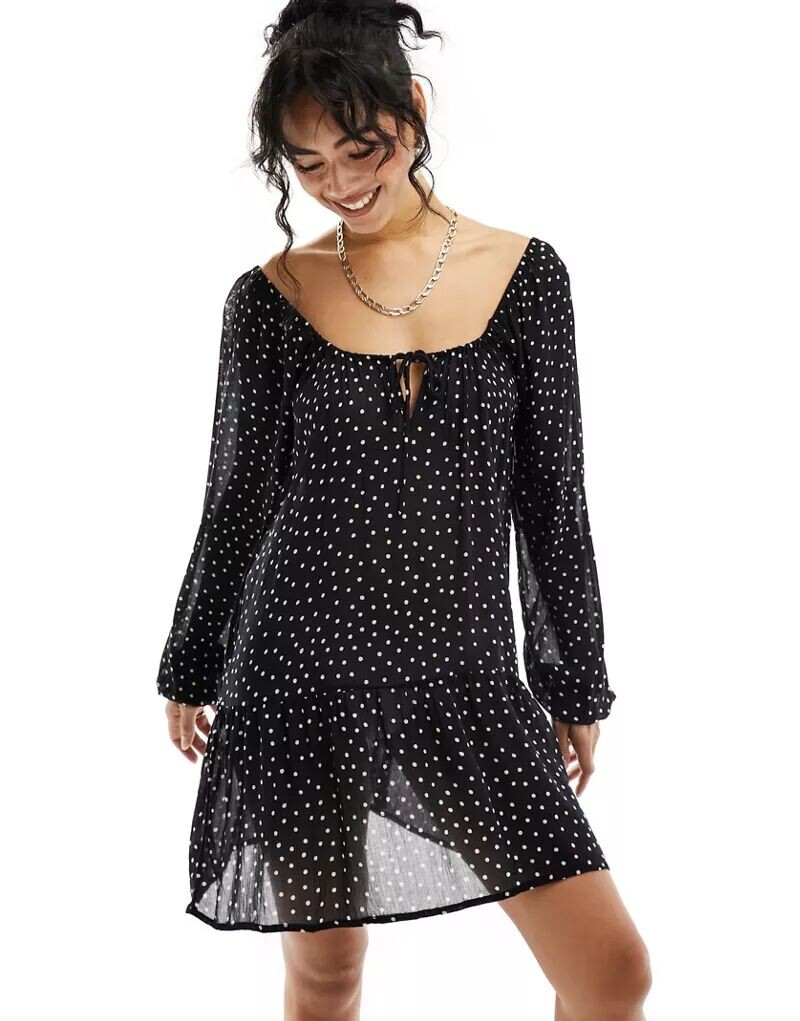 

Пляжное платье в горошек Billabong Lucky You