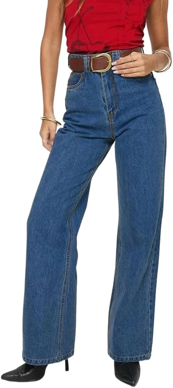 Джинсы прямые Women's Legendary Mid Rise Jean, Blue
