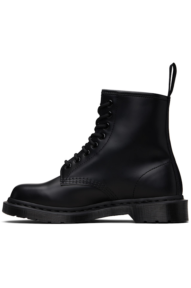 Dr. Martens Черные ботинки на шнуровке из гладкой кожи 1460 моно — фото 3