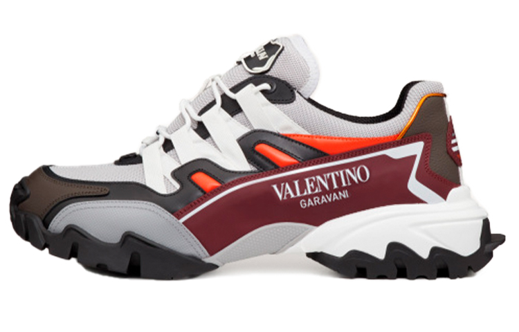 

Valentino Низкие повседневные кроссовки Climbers, мужские, серо-красные