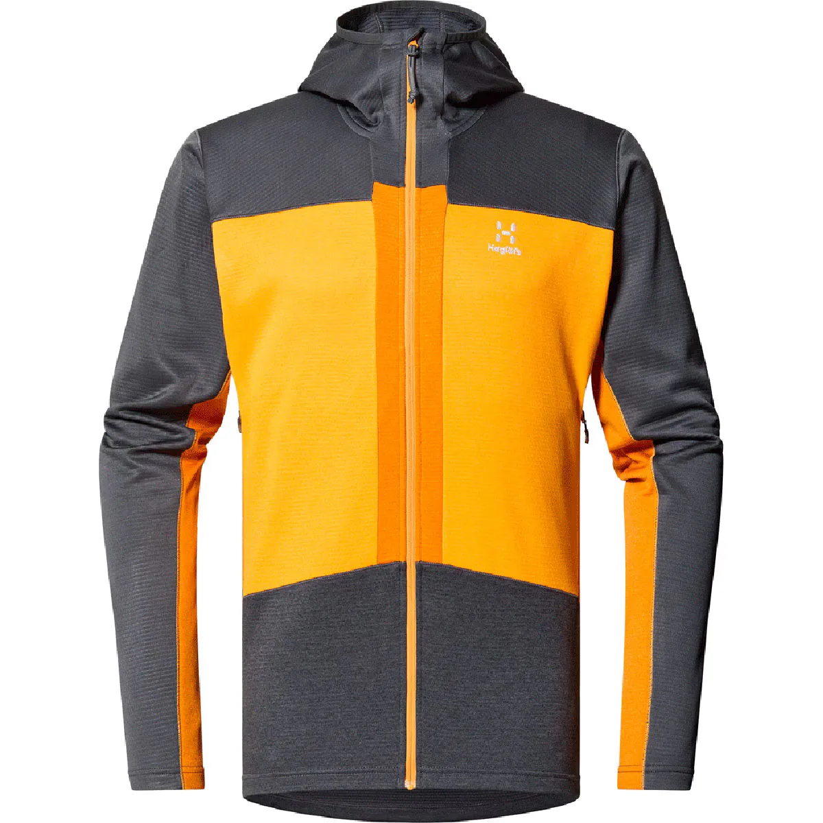 

Мужская флисовая рубашка ROC Flash Mid Hood Haglöfs, бронзовый серый