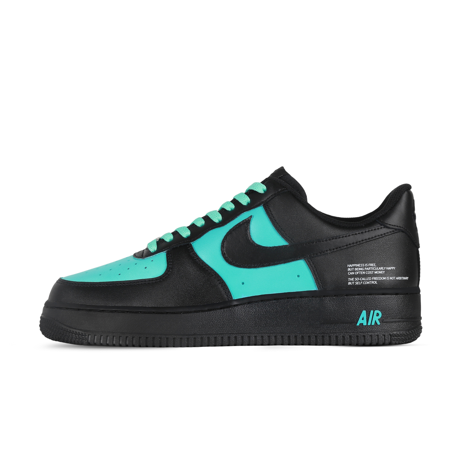 Кроссовки Nike Air Force 1 Lightly Floating с противоскользящим покрытием низкие унисекс мятно-бирюзовые, цвет Teal — фото 2