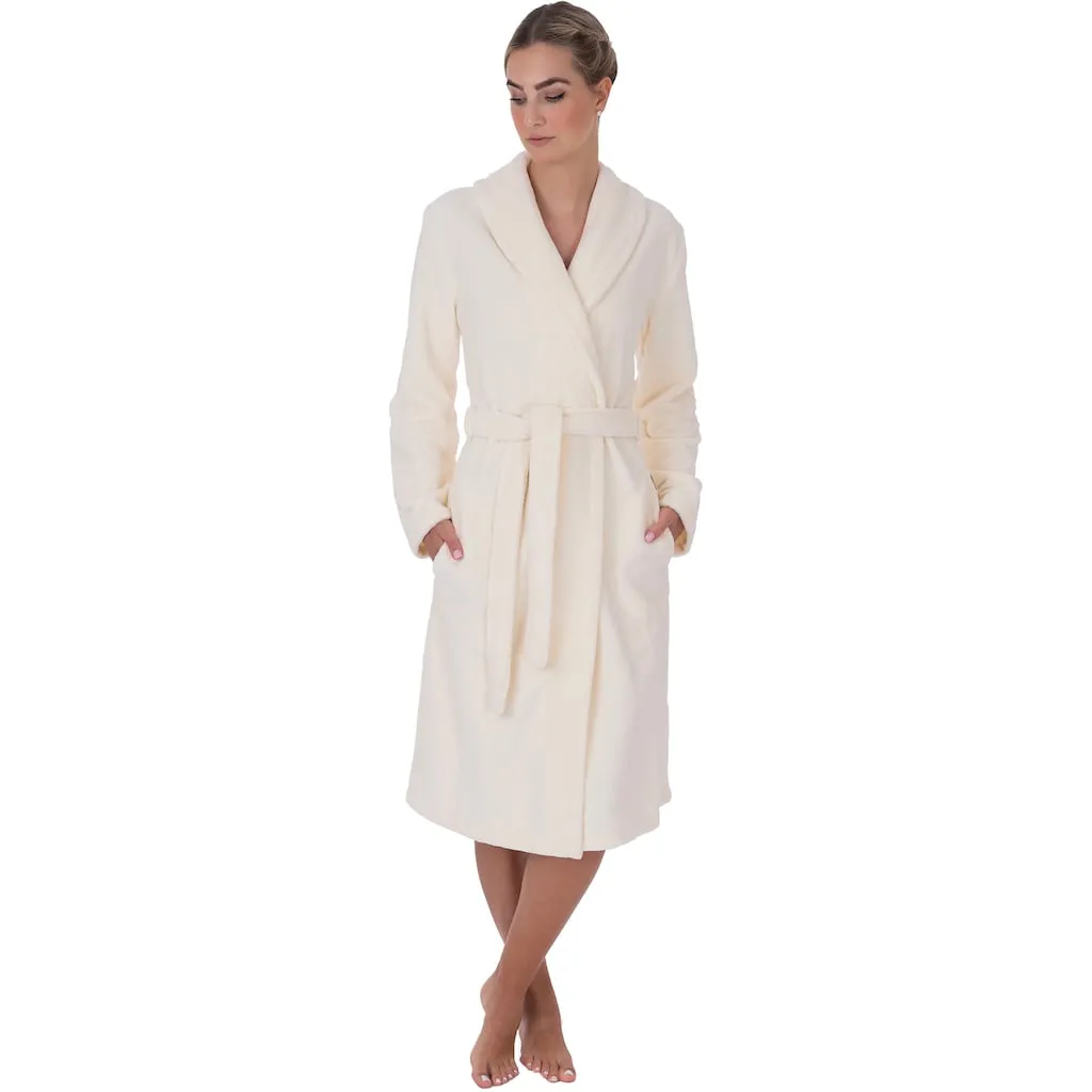 

Женский халат 4022, идеально подходит для сауны и SPA, гостиничный халат, утренний халат, 1 шт., легкий и пушистый Wewo Fashion, Nature