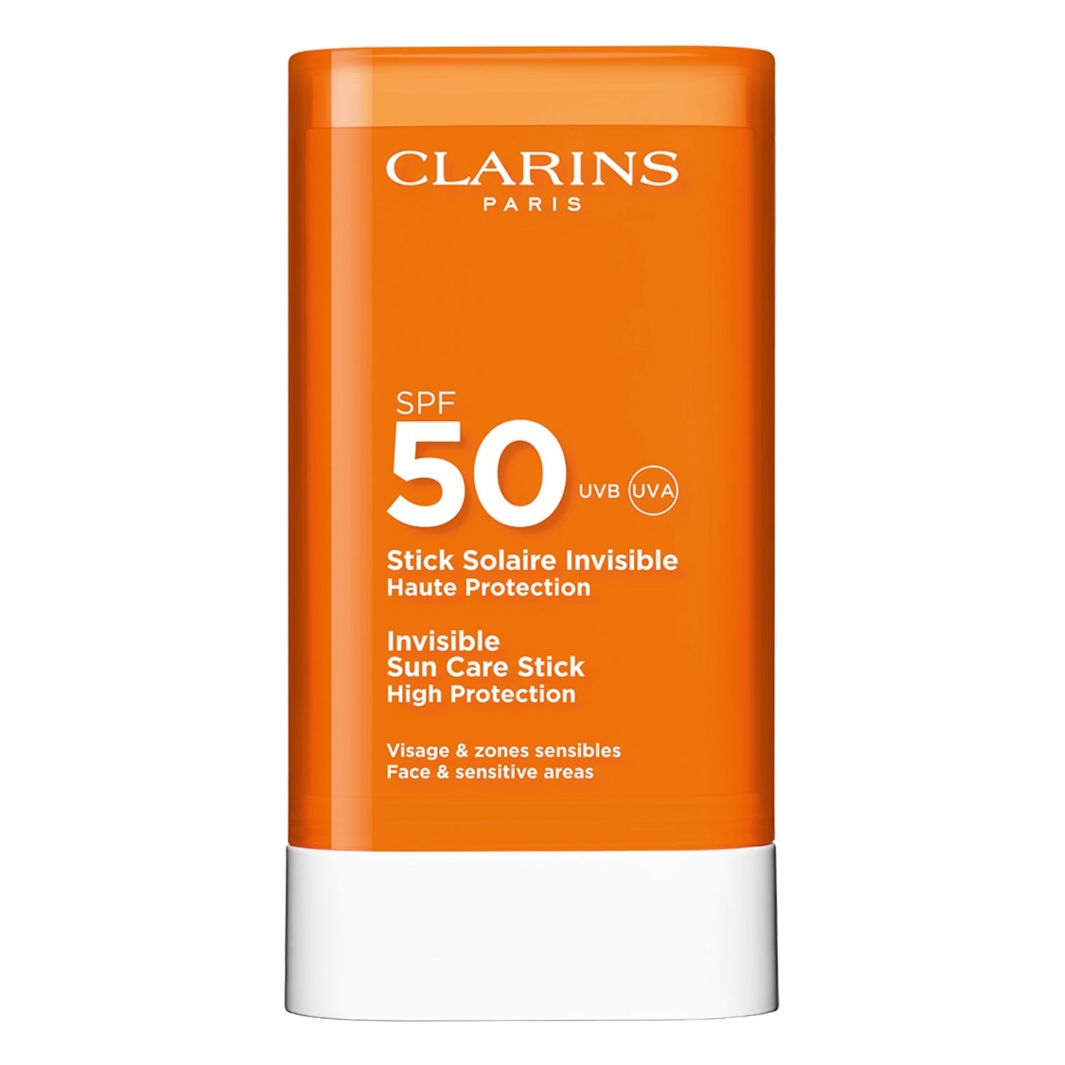 

Солнцезащитный крем sun care stick solaire invisible visage spf 50 Clarins, вес 17 гр.