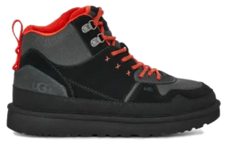 UGG Хайленд Хай Херитидж 'Блэк' женские - черно-оранжевые, цвет Black Orange — фото 3